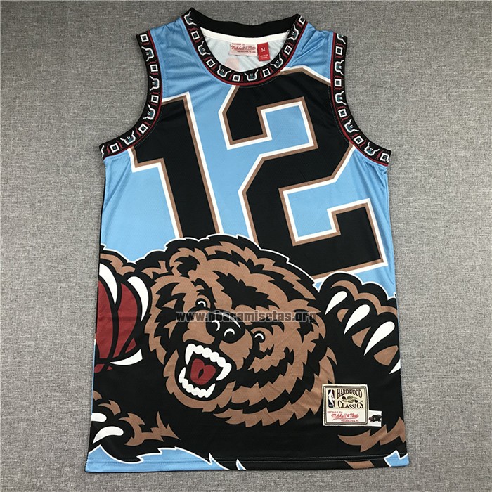 Camiseta Memphis Grizzlies Ja Morant NO 12 Mitchell & Ness Big Face Verde